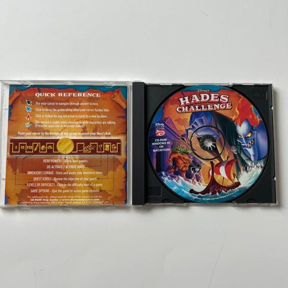 1998 Disney Hercules Hades Challenge Computer Game CD-ROM - Picture 4 of 5